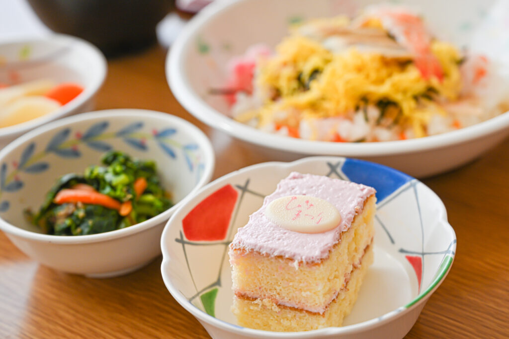 ひな祭りのお楽しみ食